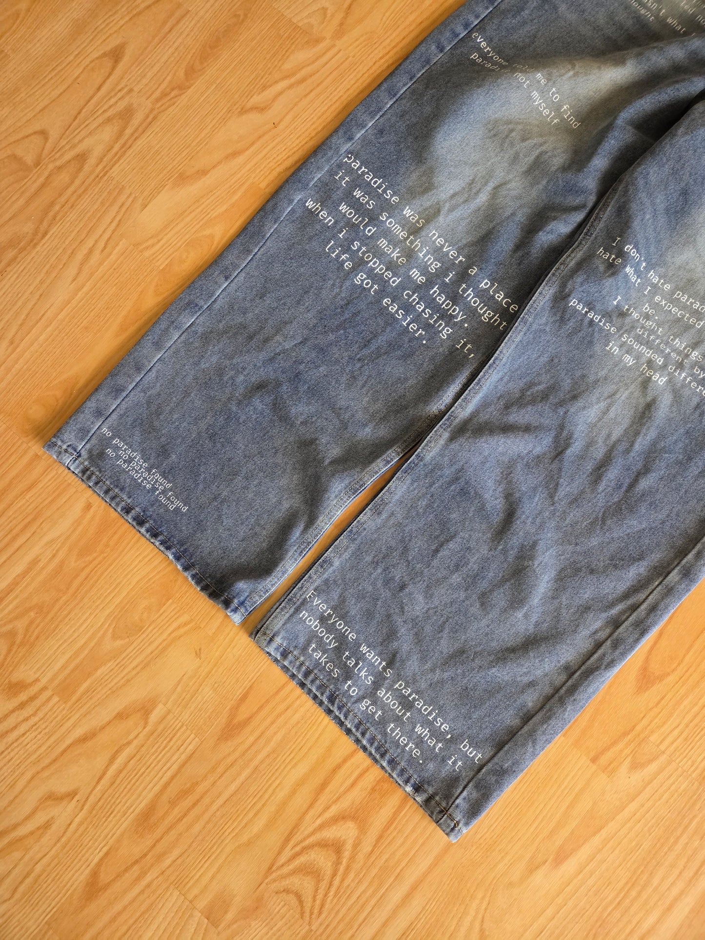 "paradise never existed" denim