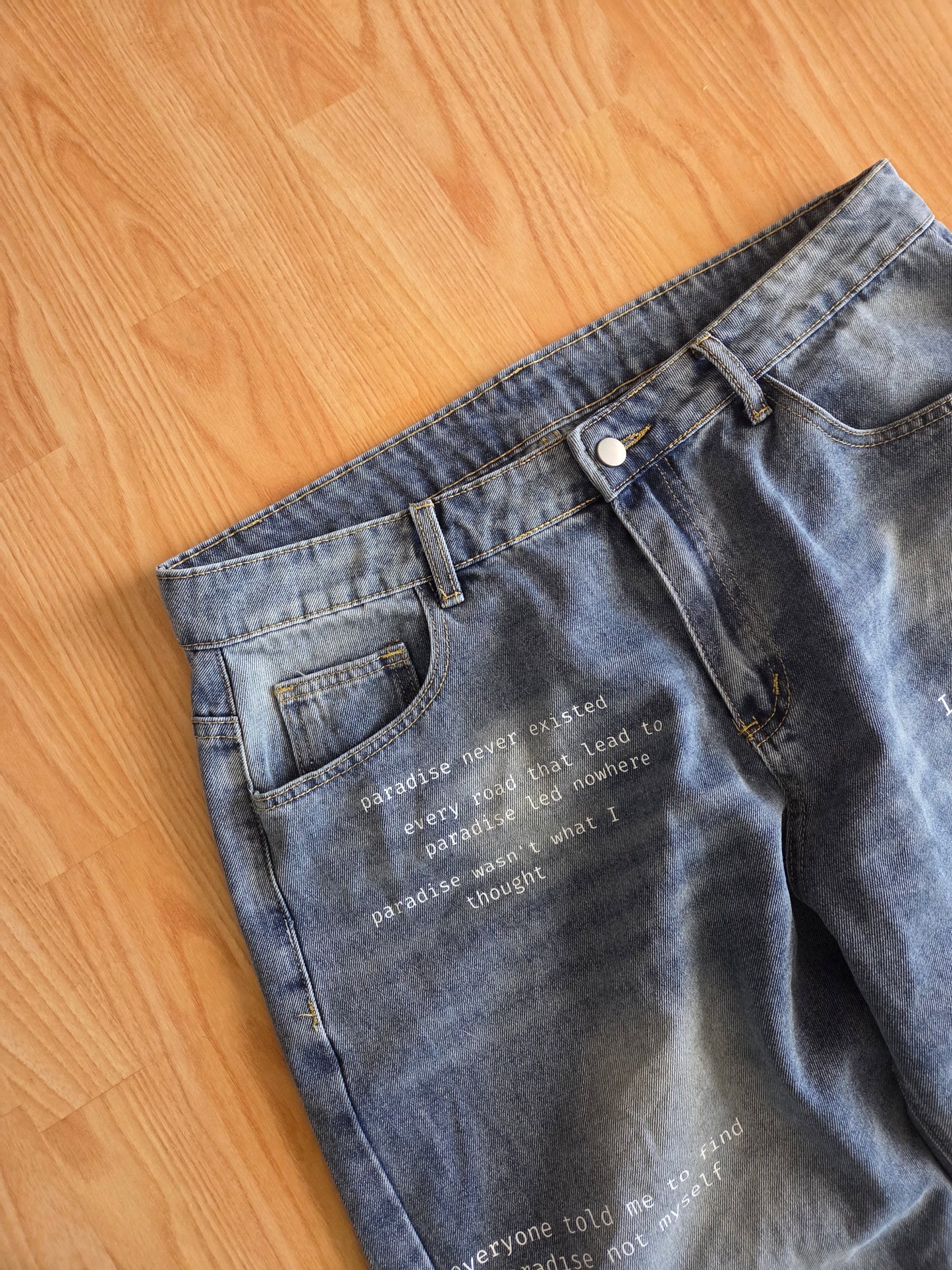"paradise never existed" denim